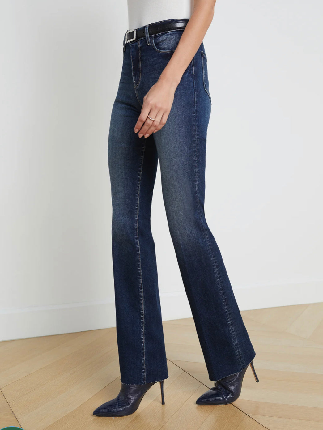L'Agence Ruth High Rise Straight-Apparel-The Life ™ Boutique | Westfield, NJ-The Life ™ Boutique | Westfield, NJ