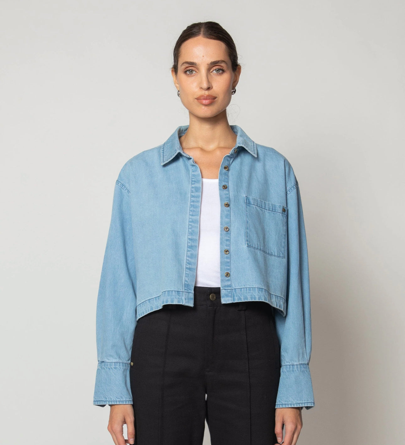 CLEOBELLA Laurel Blouse Light Denim