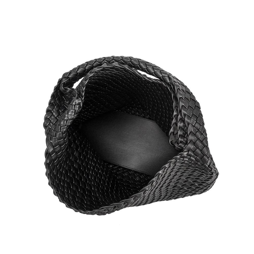 *PREORDER* MELIE BIANCO Johanna Black Recycled Vegan Shoulder Bag