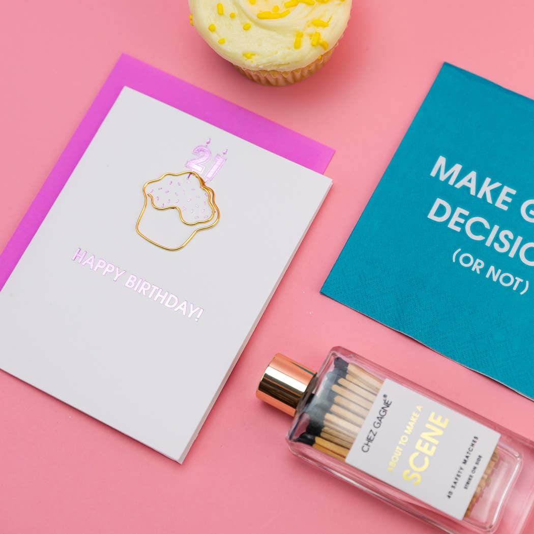 About To Make A Scene - Glass Bottle Safety Matches - Black