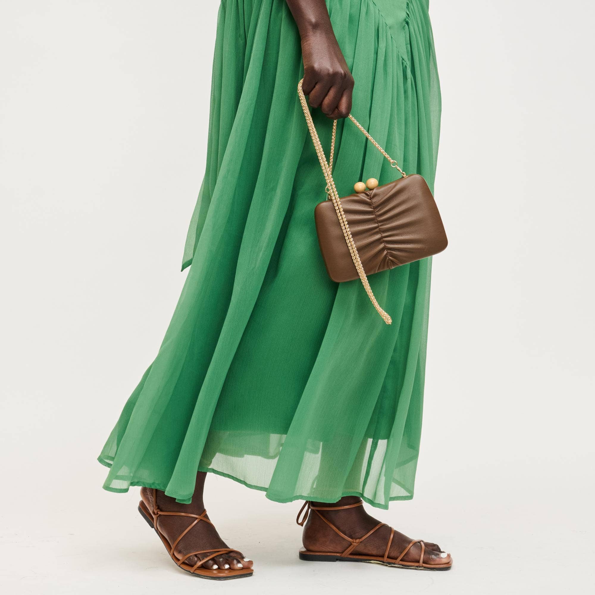 Gianna Evening Bag: Chocolate