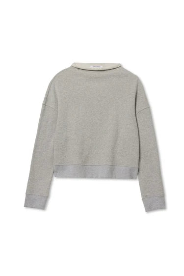 *PREORDER* PERFECT WHITE TEE Arden
French Terry Mock Neck Sweatshirt
