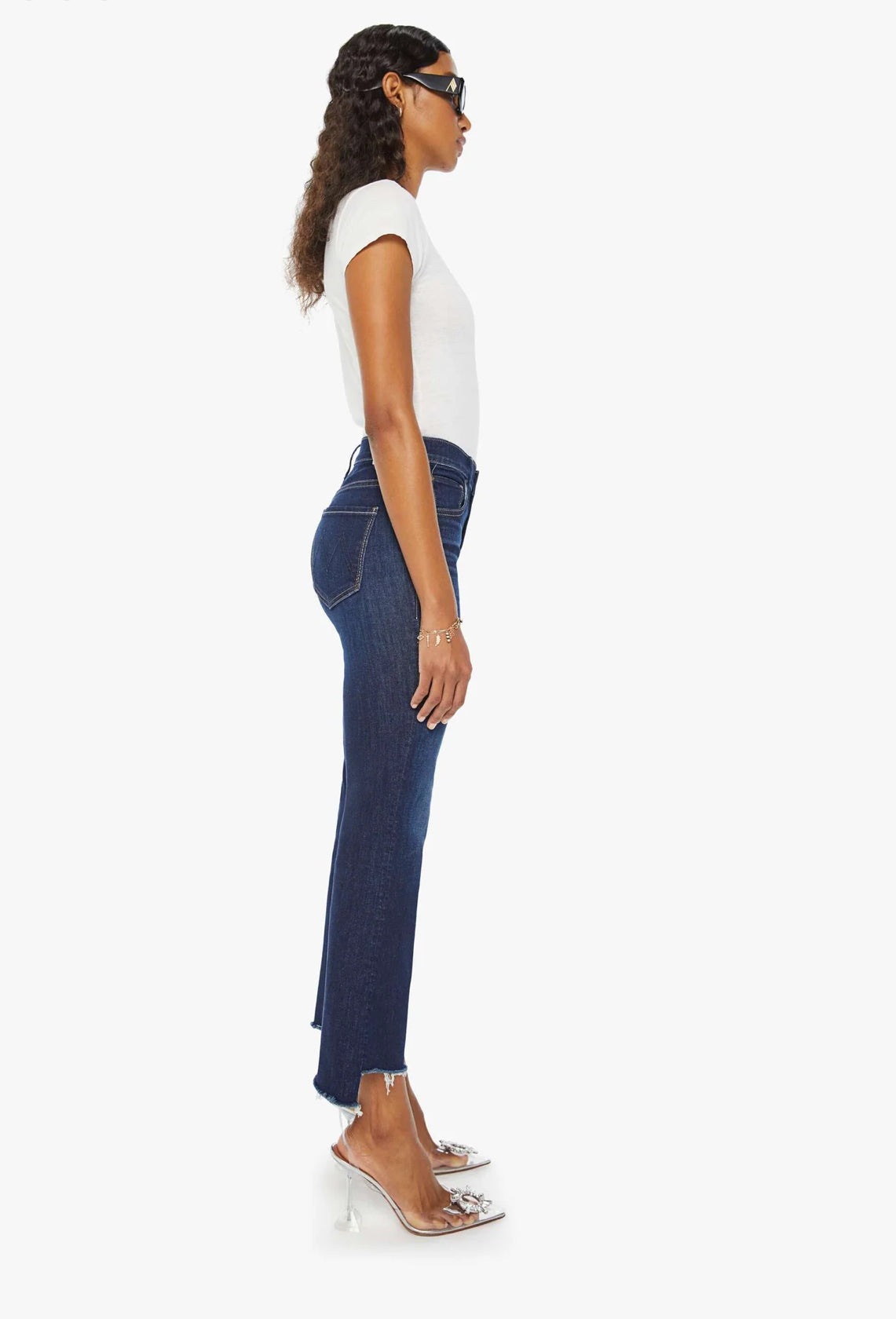 MOTHER The Insider Crop Step Fray- Off Limits