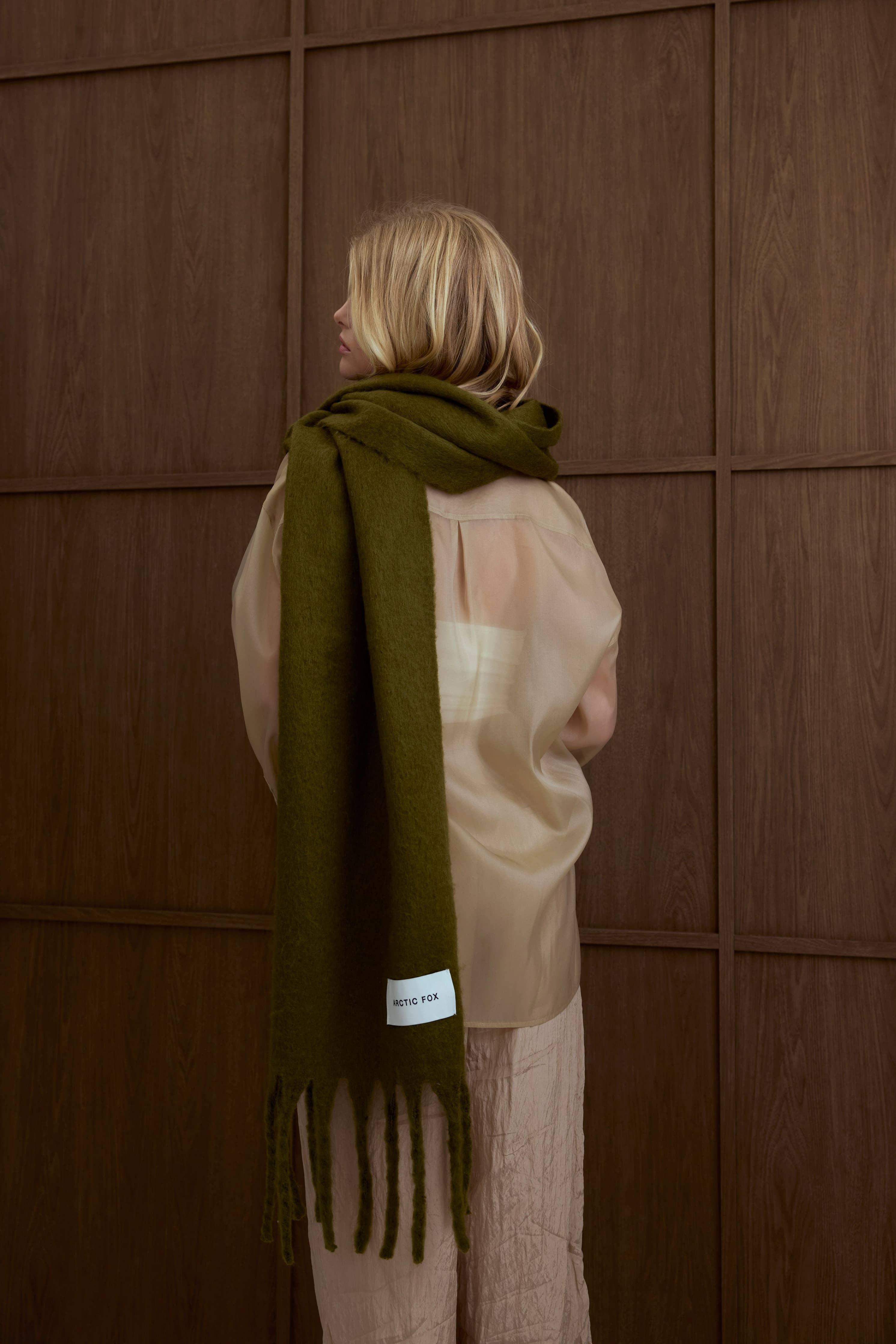 The Reykjavik Scarf - 100% Recycled - Sea Kelp