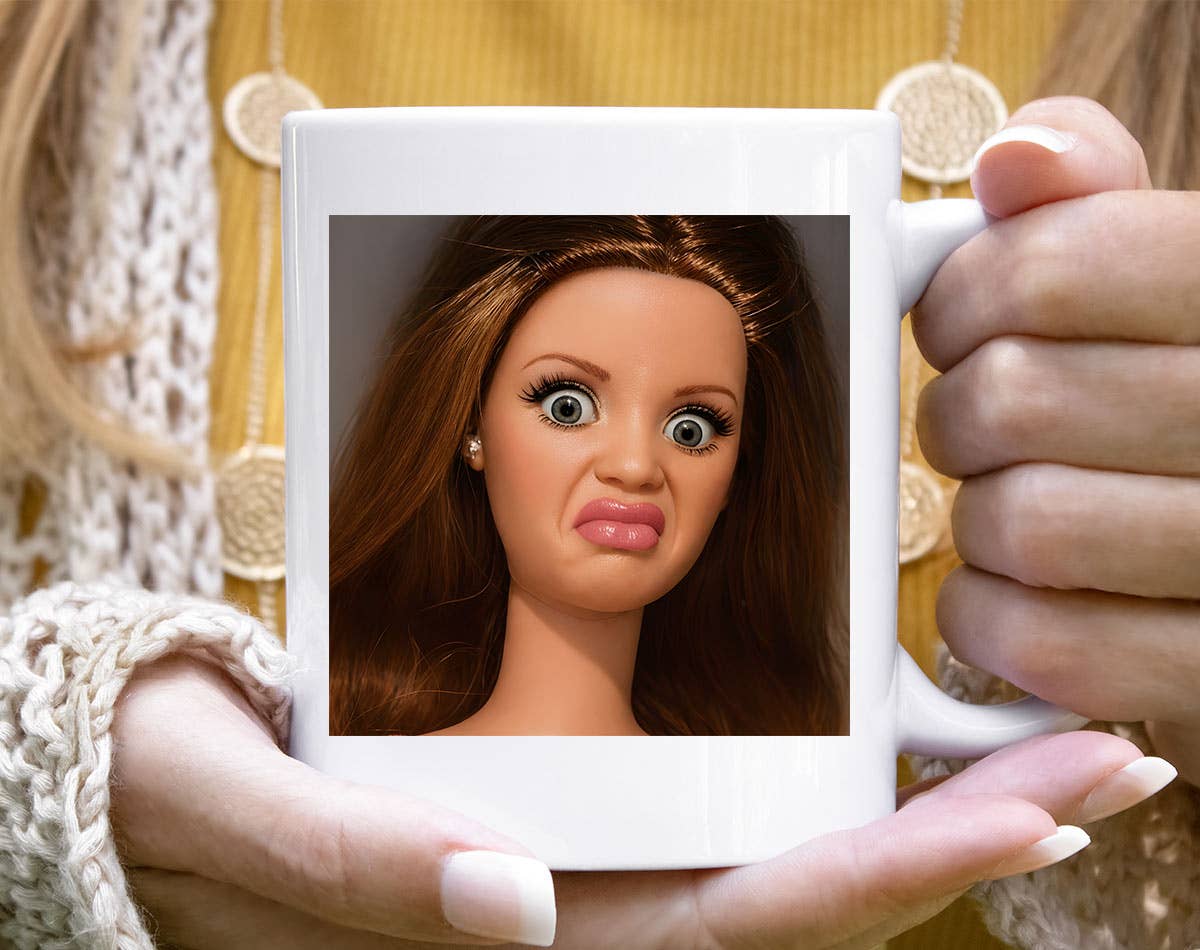 Disgusted Doll Face Meme
