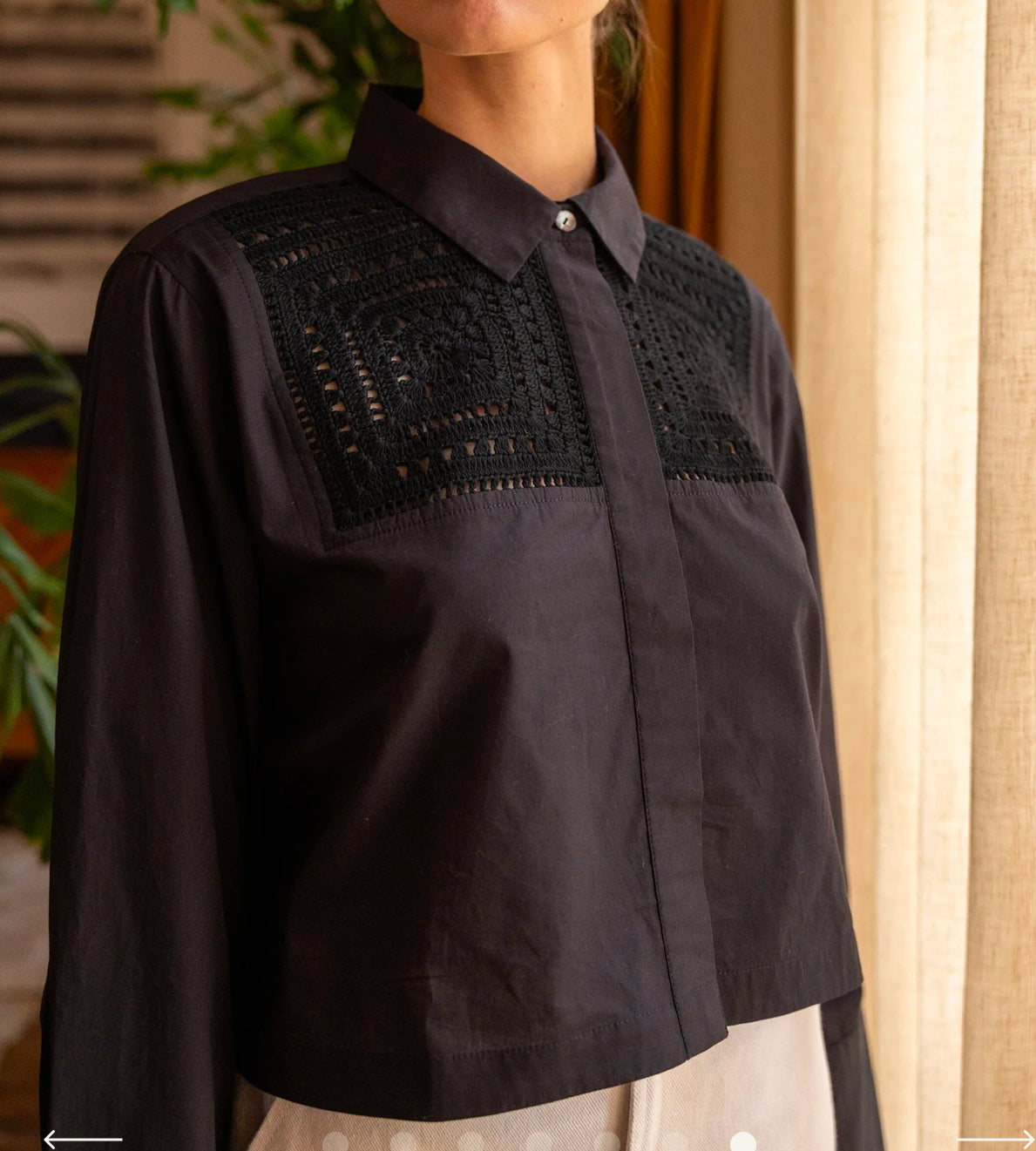 CLEOBELLA Sierra Blouse- Black Women's Top