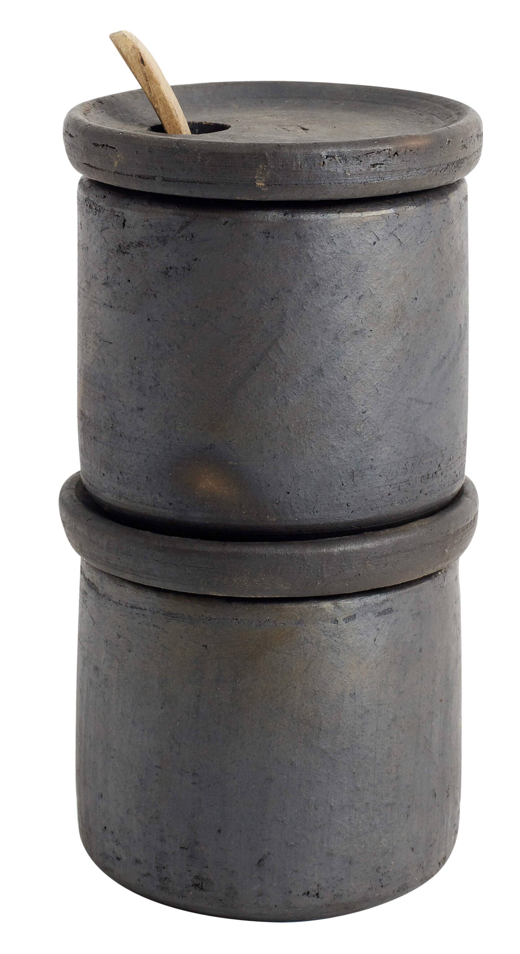 BIDK Salt And Pepper Set Hazel S/2: Terracotta