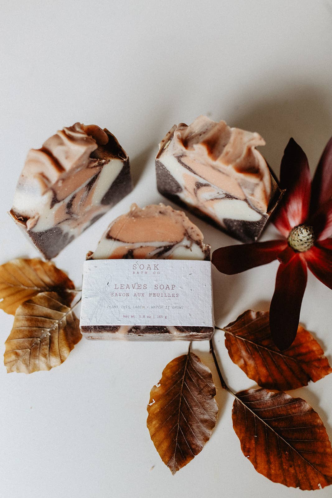 SOAK Bath Co: Soap Bar, Leaves — Fall Collection