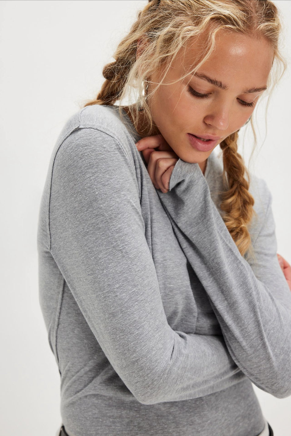 FREE PEOPLE Nova Tee Long Sleeve