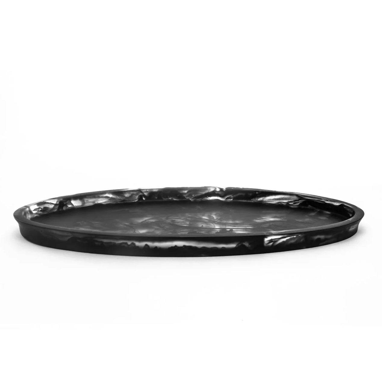 Modern Wick Tray Black Swirl-Home Decor-The Life ™ Boutique | Westfield, NJ-The Life ™ Boutique | Westfield, NJ