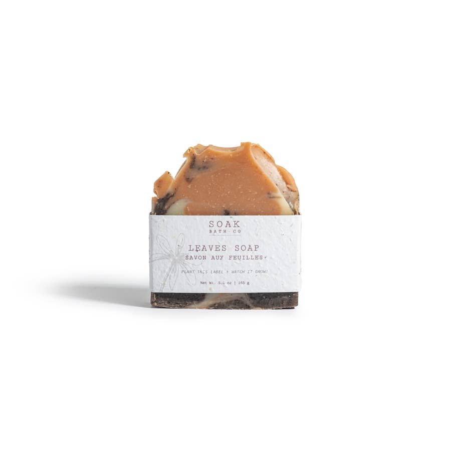 SOAK Bath Co: Soap Bar, Leaves — Fall Collection