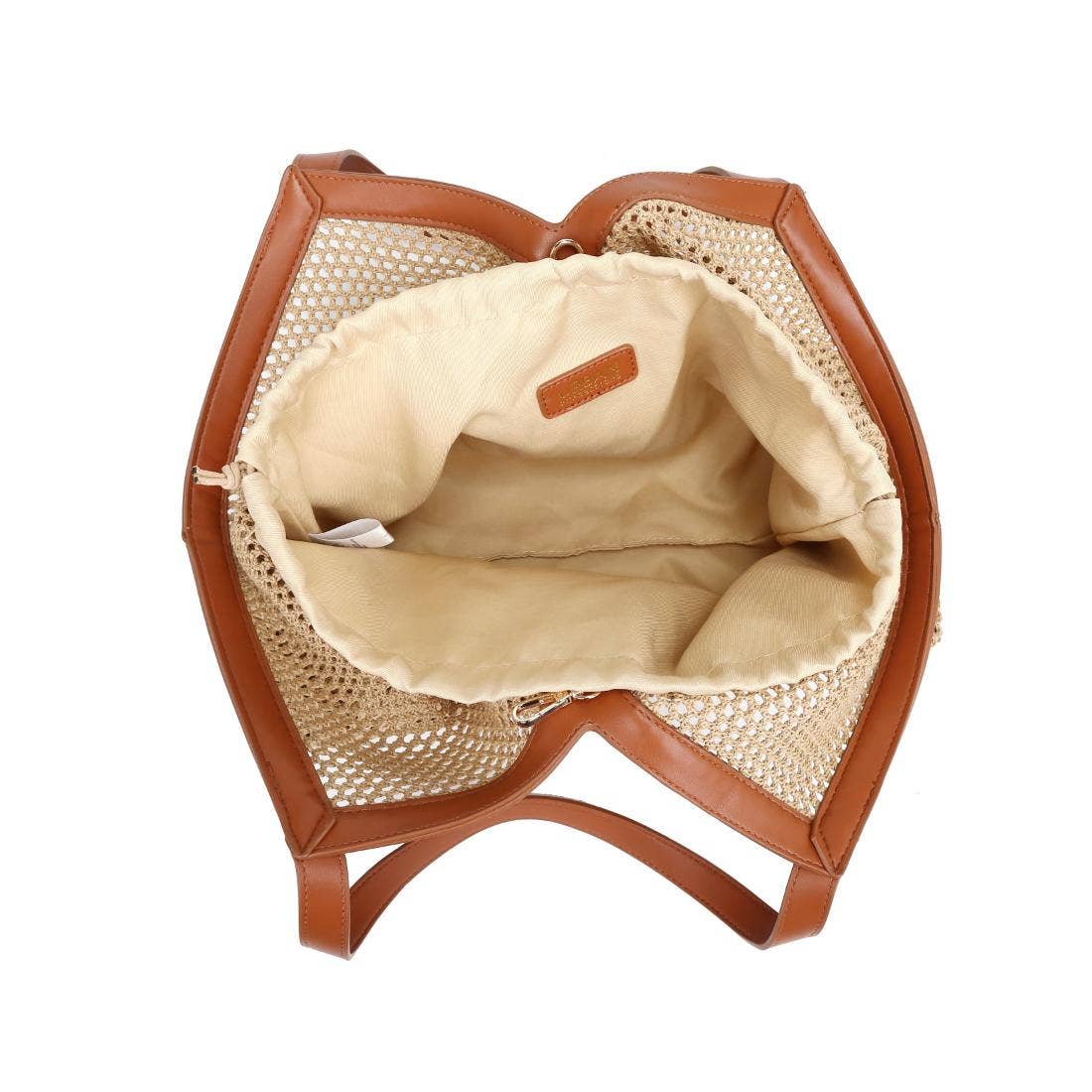 Nanette Tote: Natural Black