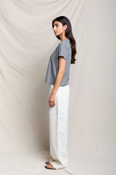 PERFECT WHITE TEE Harley Cotton Boxy Crewneck Tee
