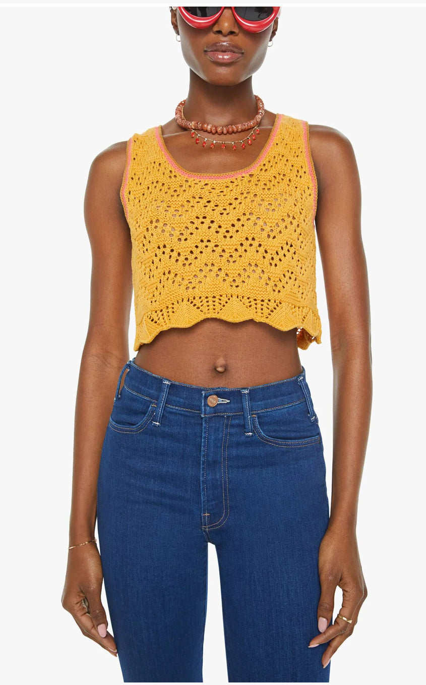 Mother-The Longline Top - Tangerine Dreams