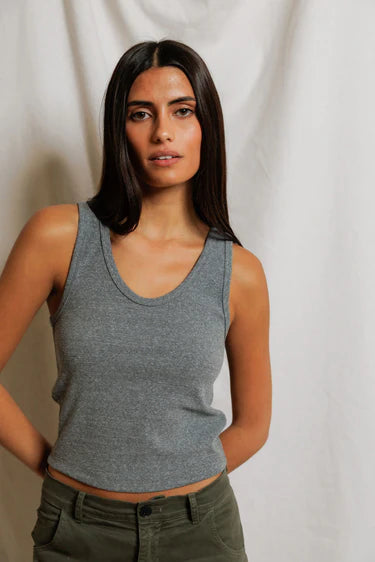 PERFECT WHITE TEE Blondie Rib Tank