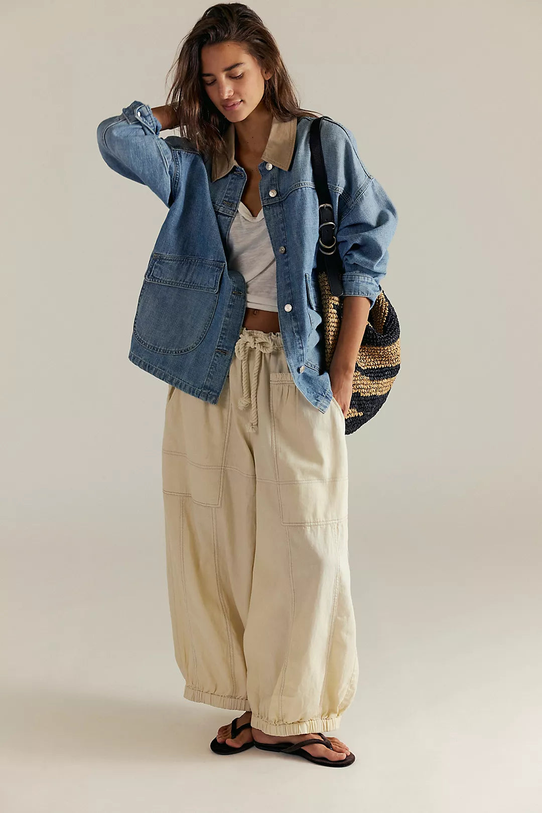 FREE PEOPLE We The Free Lemon Denim Jacket