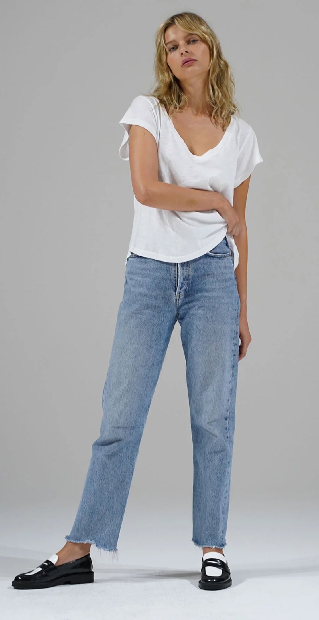 LNA Kaden Cotton V Neck