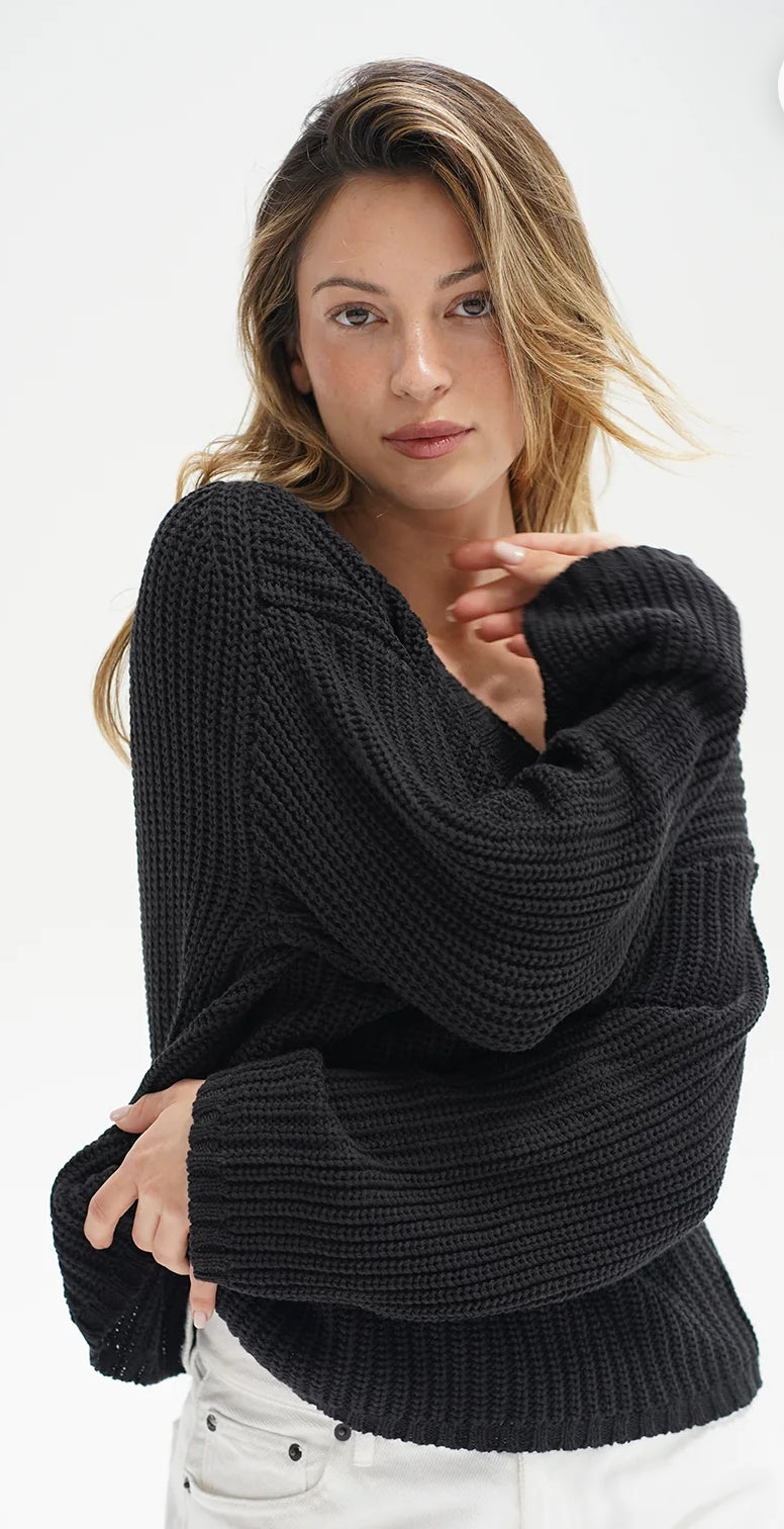 LNA Brielle Sweater Black