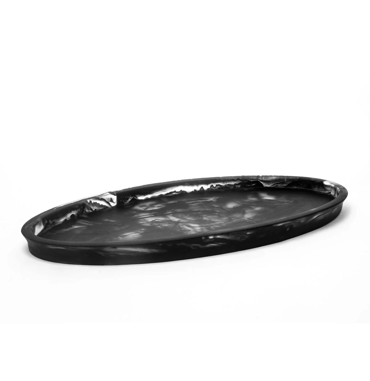 Modern Wick Tray Black Swirl-Home Decor-The Life ™ Boutique | Westfield, NJ-The Life ™ Boutique | Westfield, NJ