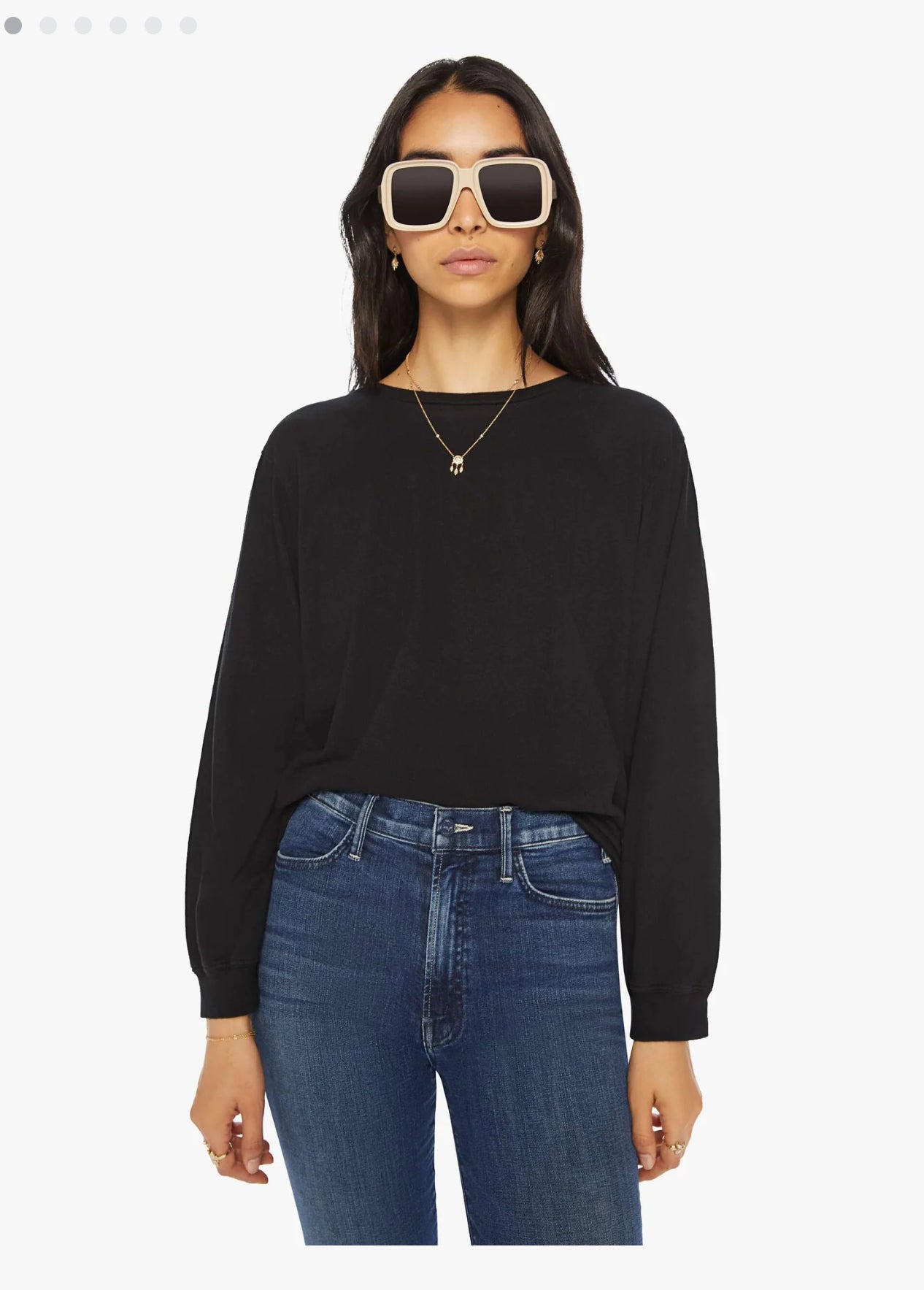 MOTHER The Long Sleeve Rowdy Top