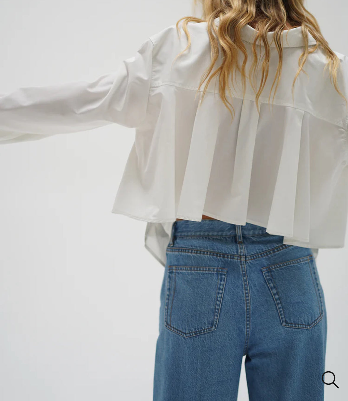 LNA Valyria Blouse in Vapor