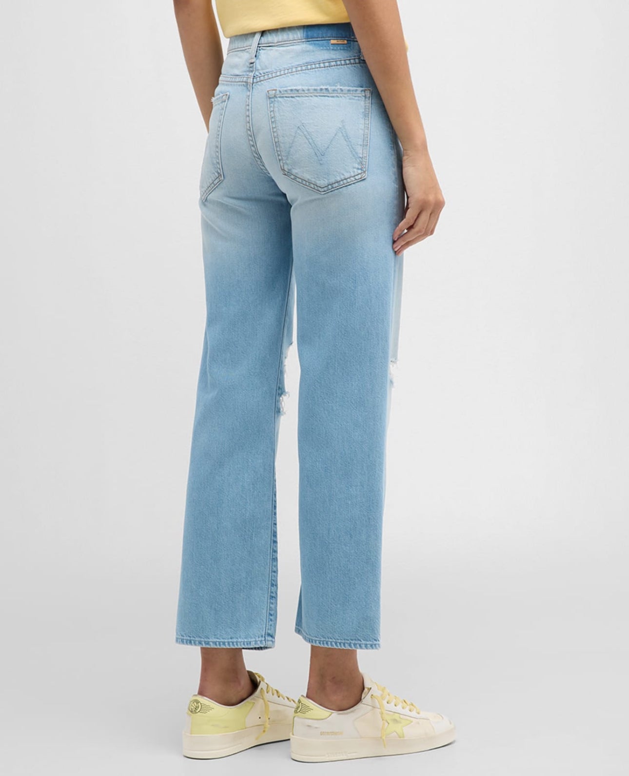 MOTHER Mid Rise Rambler Zip Flood