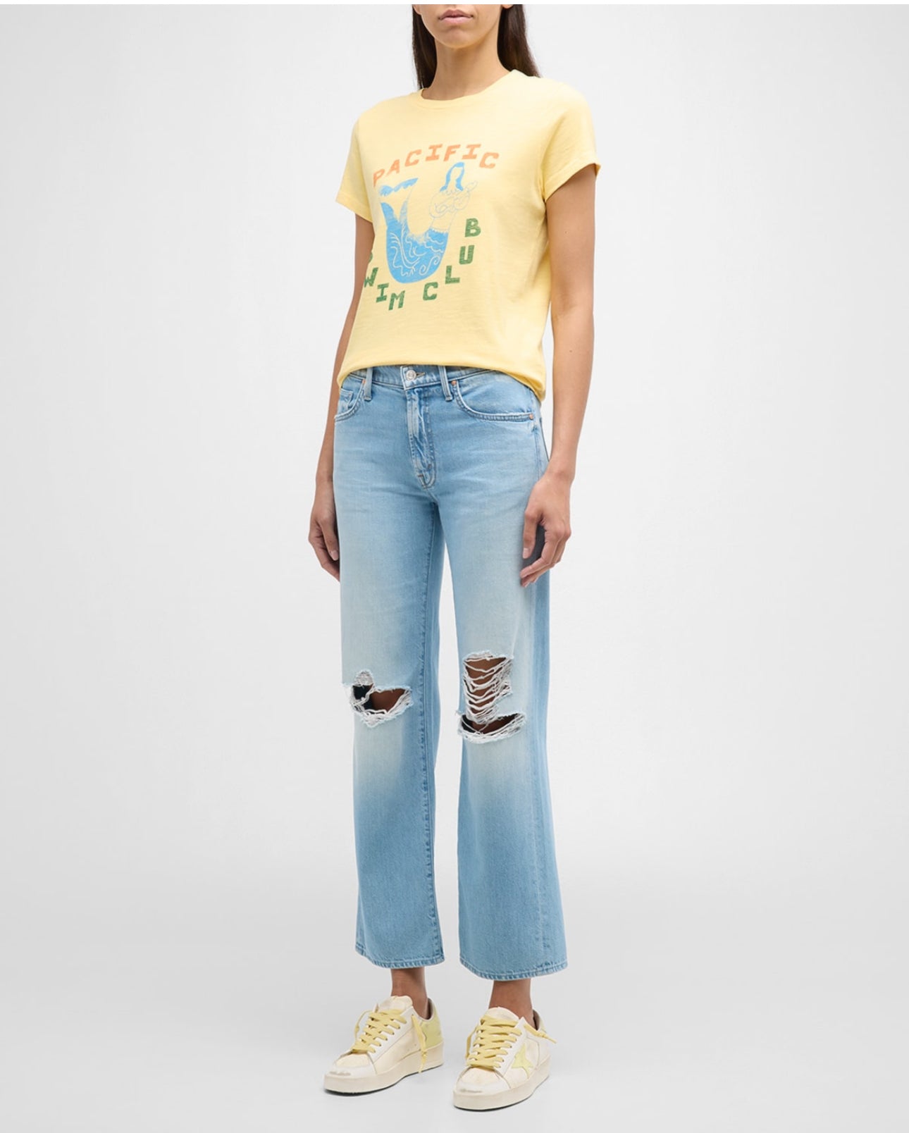 MOTHER Mid Rise Rambler Zip Flood