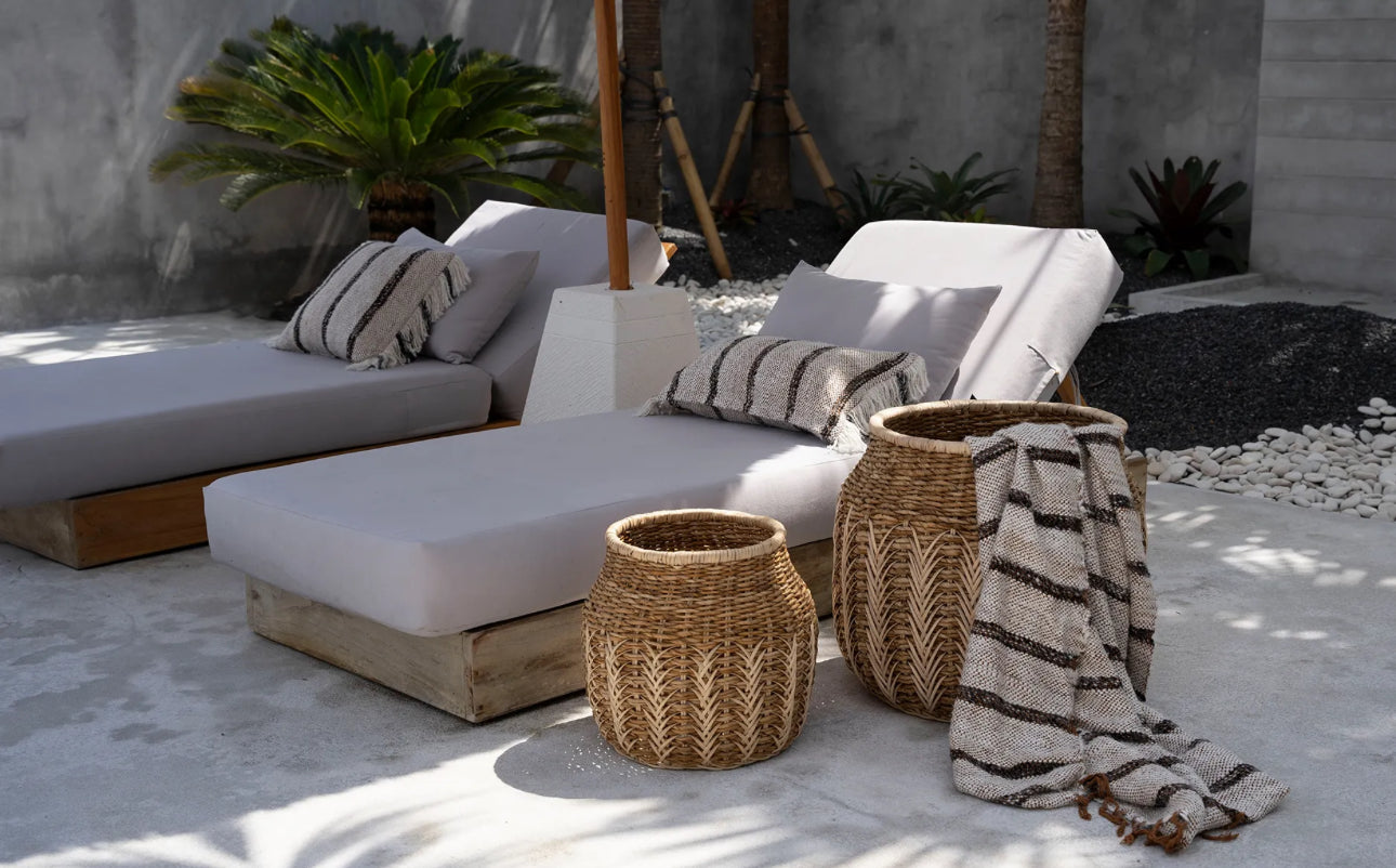 Bazar Bizar The Luziru Basket M-Home Decor-The Life ™ Boutique | Westfield, NJ-The Life ™ Boutique | Westfield, NJ