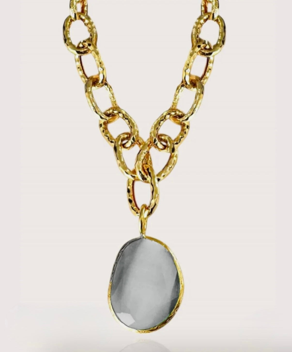 DEBBIE KATZ Aria Necklace in Grey