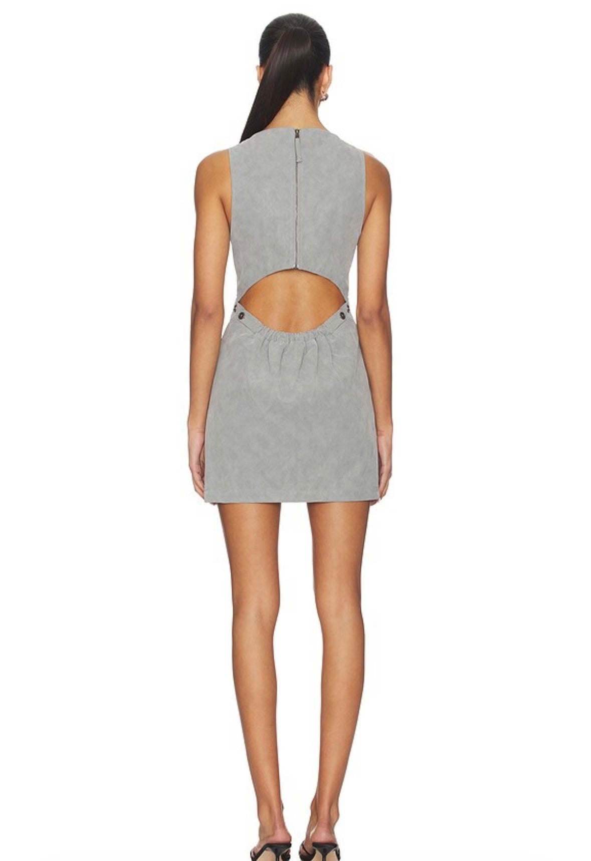 FREE PEOPLE Atlas Faux Suede Mini Dress