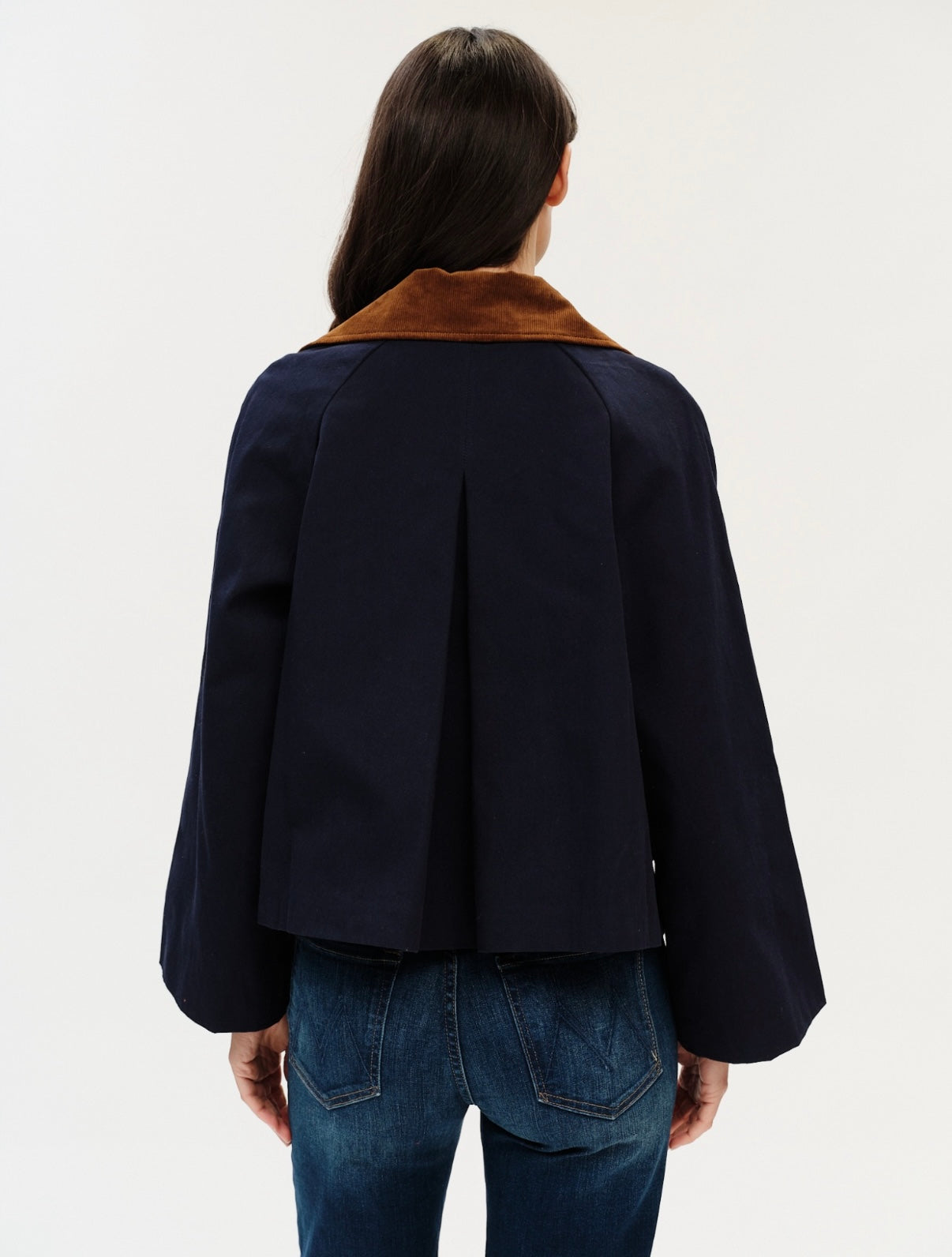 SIX/FIFTY Candice Corduroy Collar Canvas Jacket