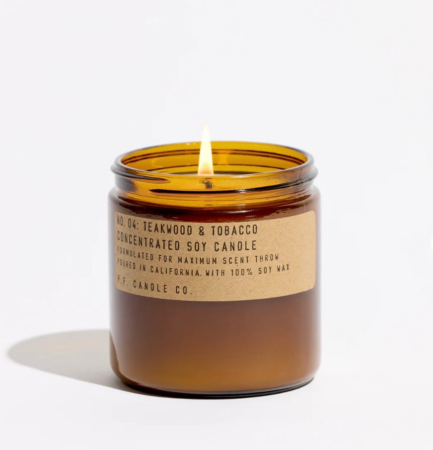 P. F. Candle Co. Teakwood Tobacco Candle