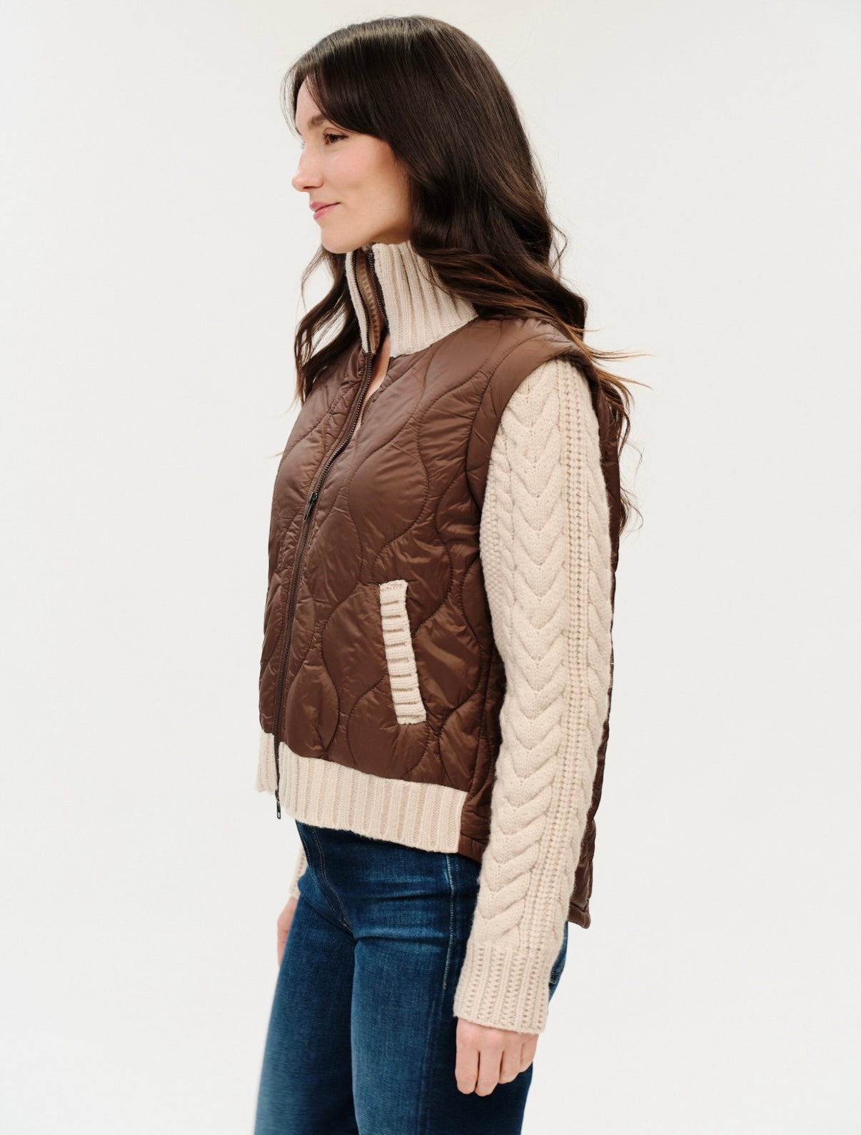 *PREORDER* SIX/FIFTY Melanie Mixed Media Jacket