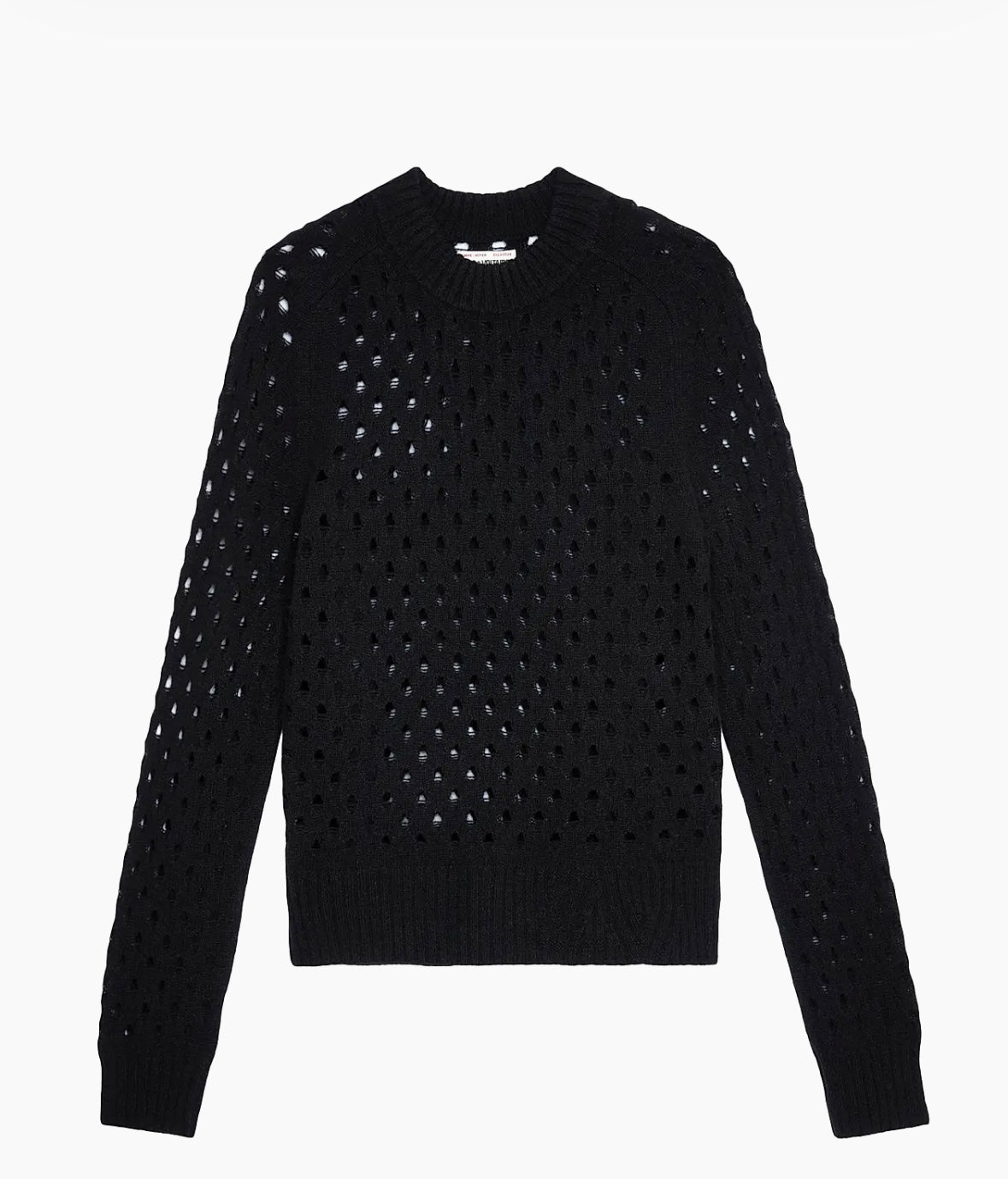 ZADIG & VOLTAIRE Lili Rc Destroyed Cashmere Sweater