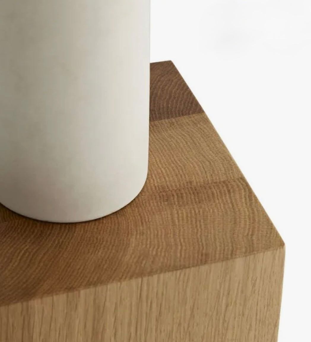 Arteriors Mod Wooden And Clay Small Vase