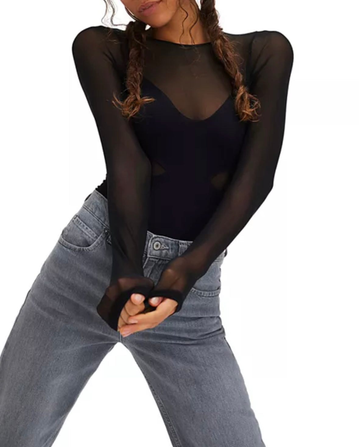 FREE PEOPLE All an Illusion Bodysuit