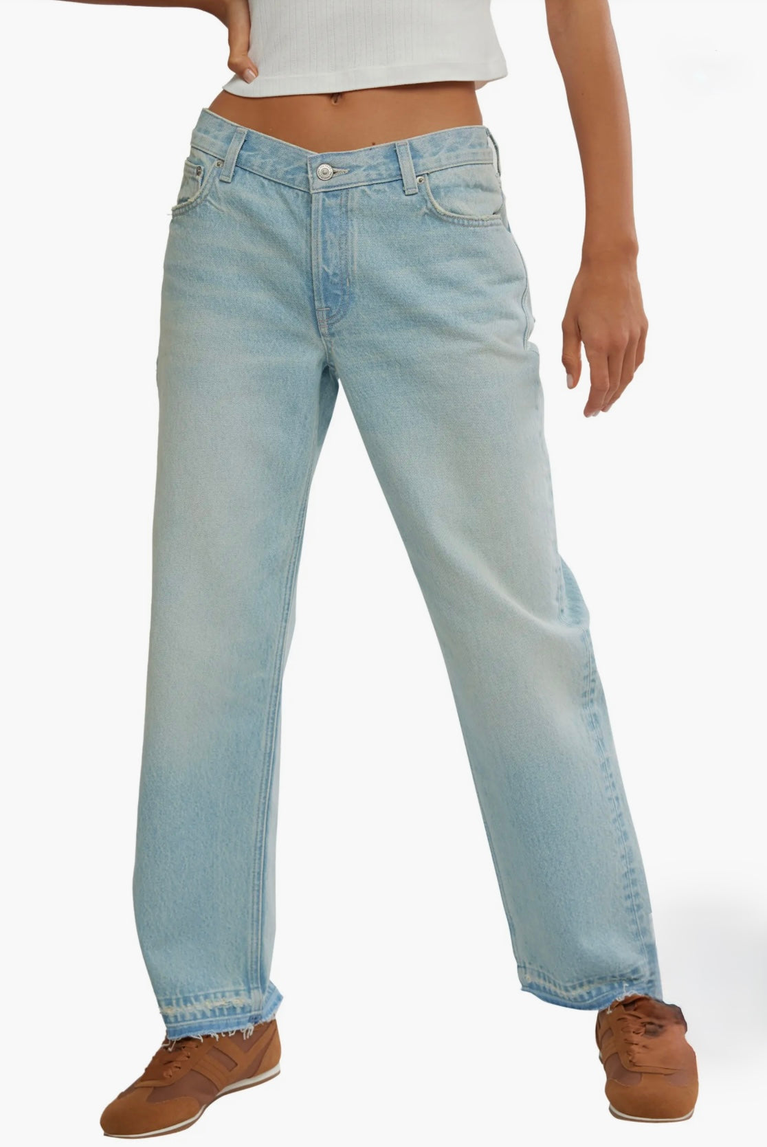 FREE PEOPLE Up All Hours Slim Fit Jeans