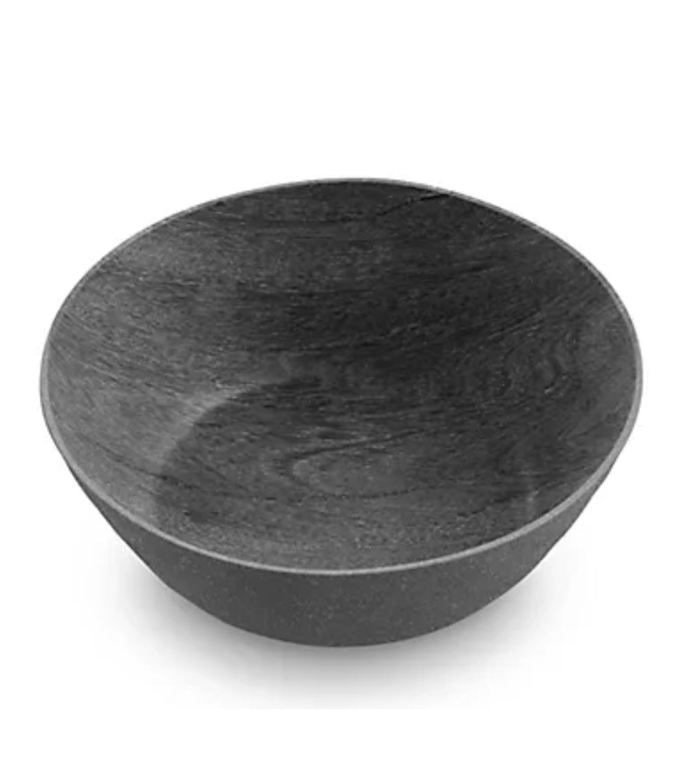 TARHONG Blackened Outdoor 6” Salad Bowl (3)