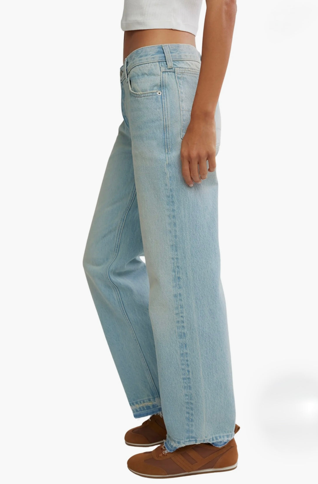 FREE PEOPLE Up All Hours Slim Fit Jeans