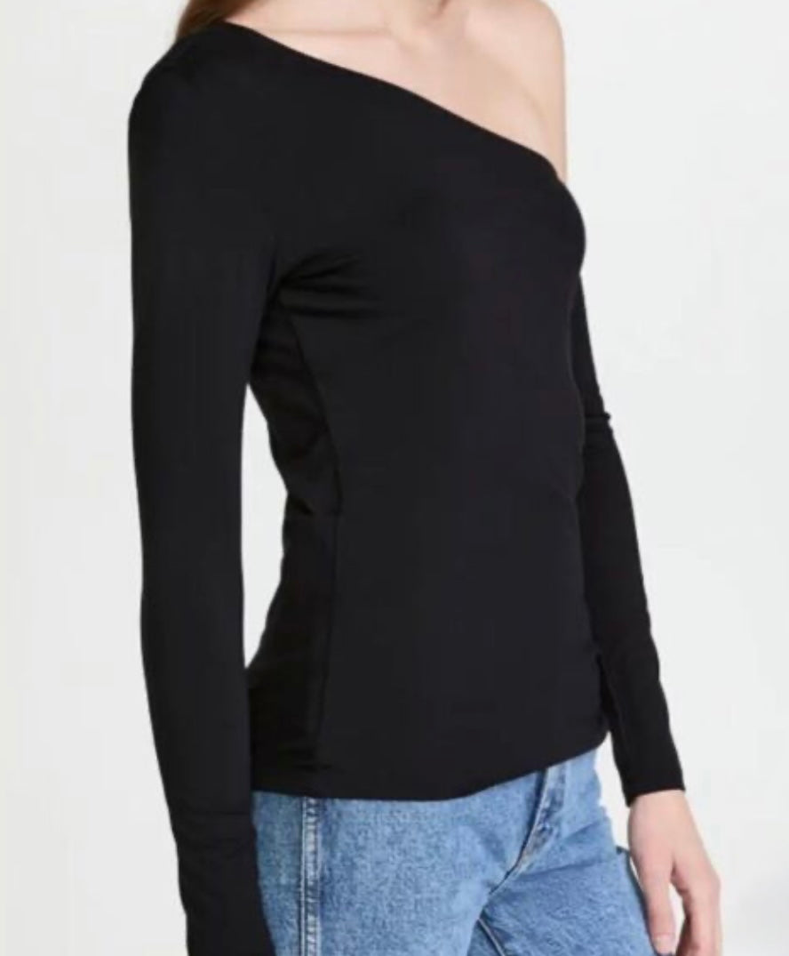 L'AGENCE Hattie One Shoulder Top