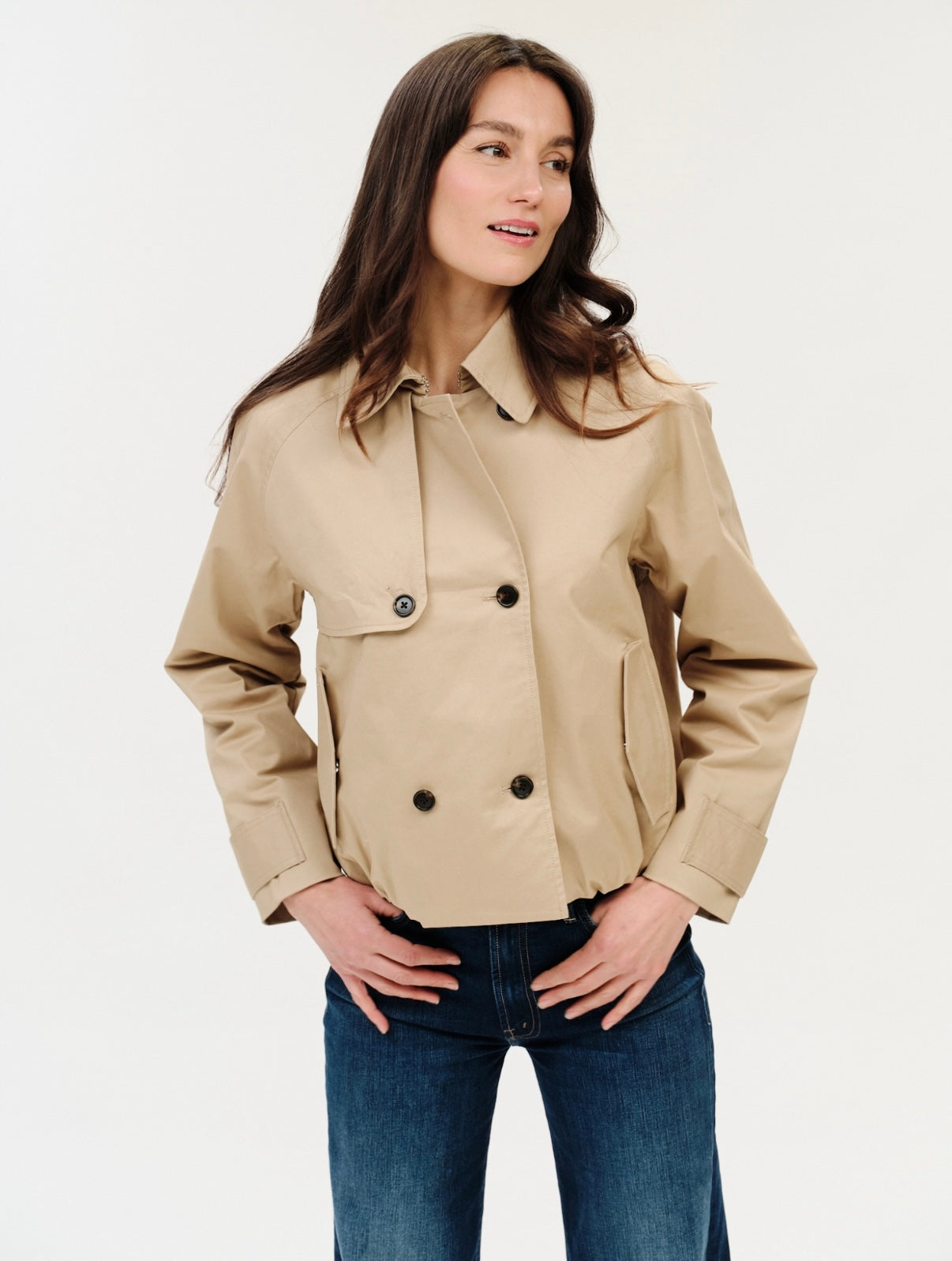 *PREORDER* SIX/FIFTY Arden Cropped Trench