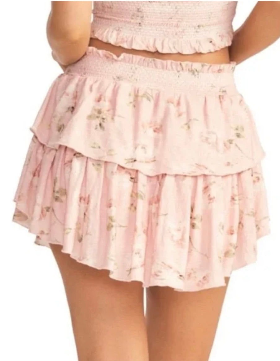 Love Shack Floral Skirt