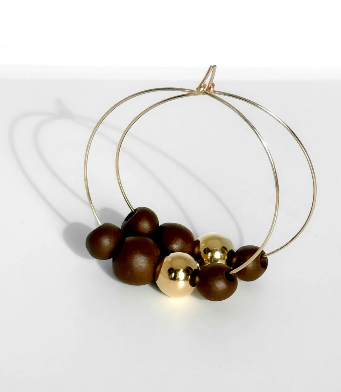 Matte Porcelain the BEAD hoop