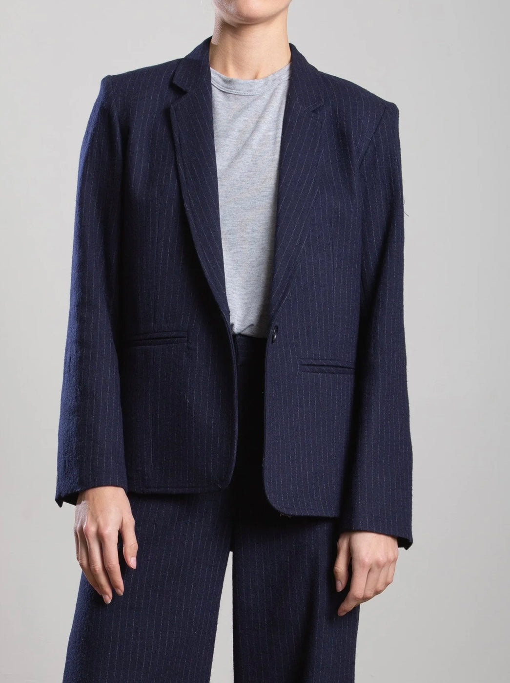 PHARAOH Cyrus Blazer Pinstripe-Navy
