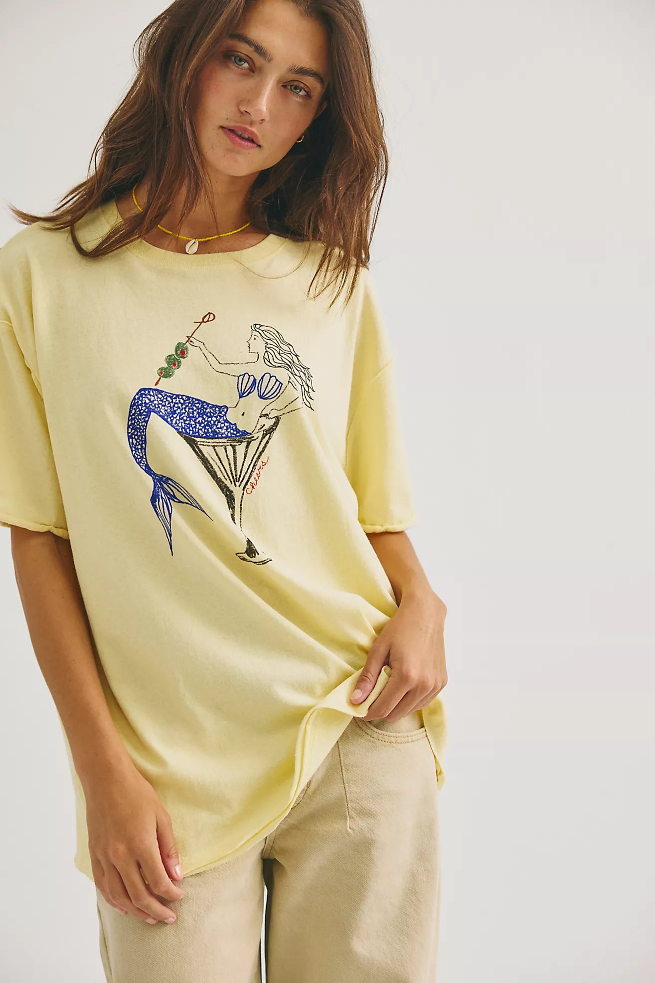 FREE PEOPLE Best Coast Tee-Mermaid