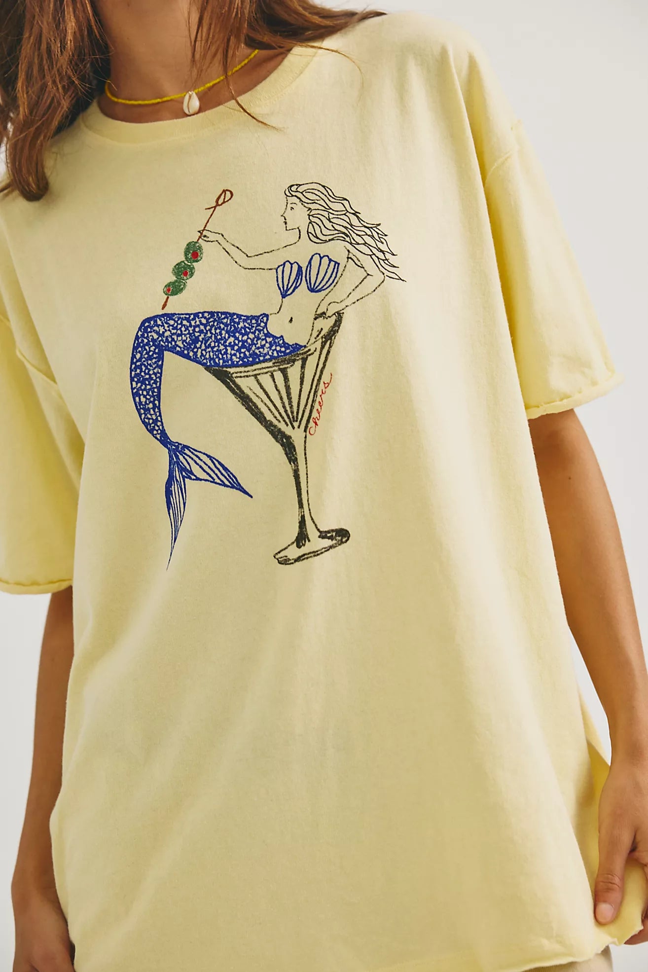 FREE PEOPLE Best Coast Tee-Mermaid