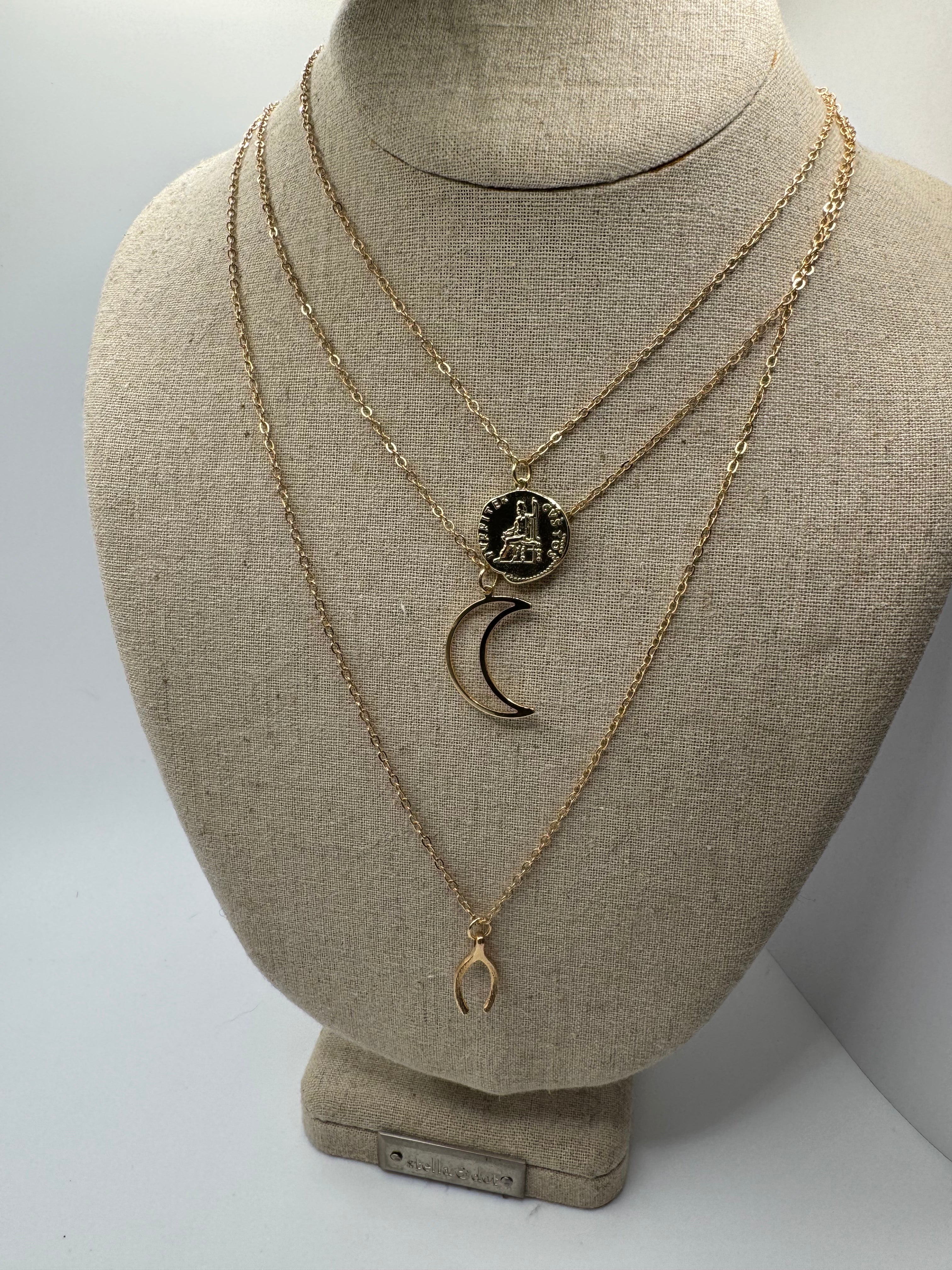 SOPHIA Celestial Trinity Necklace