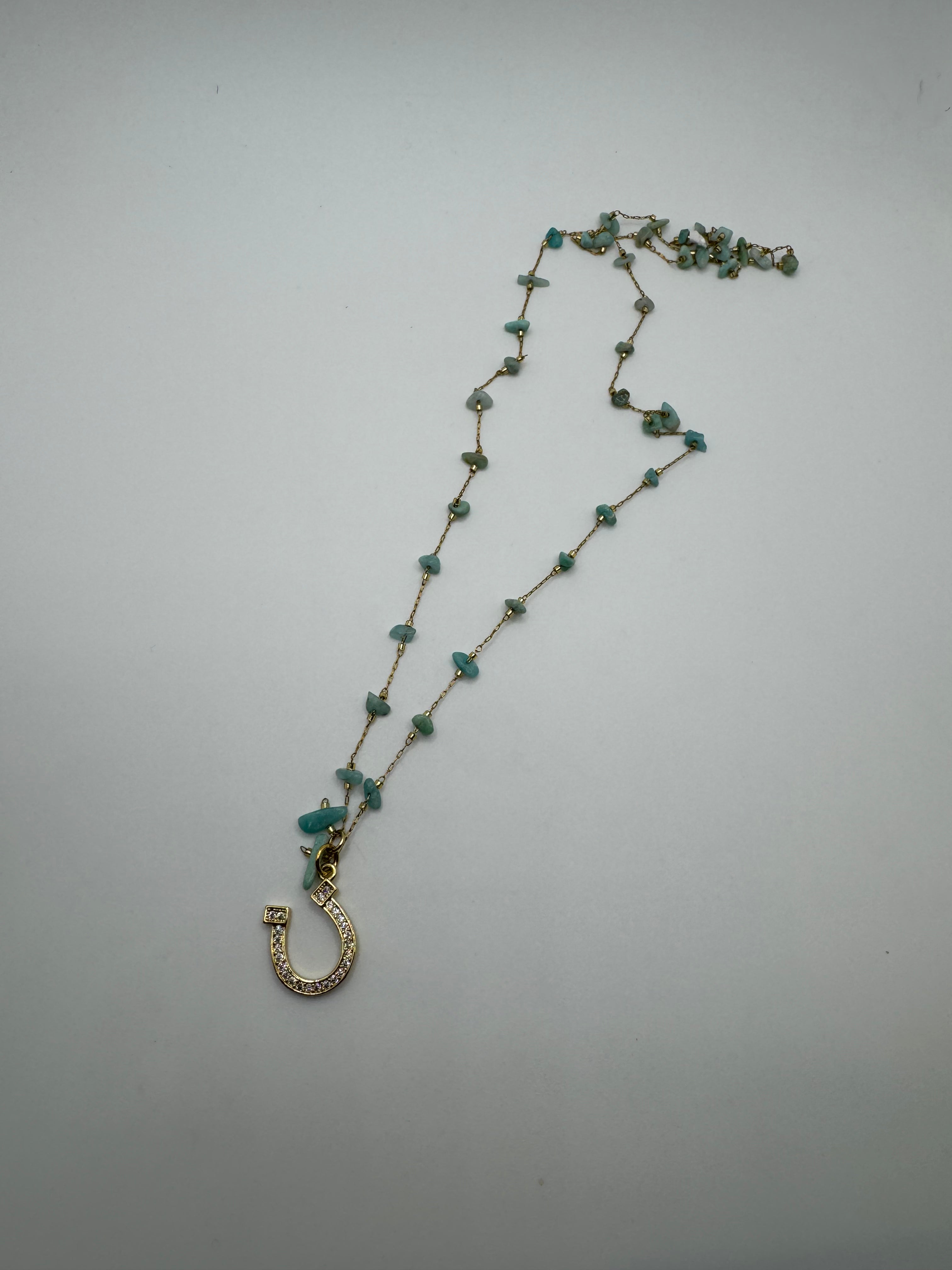 SOPHIA Fortuna Horseshoe Necklace (26”)