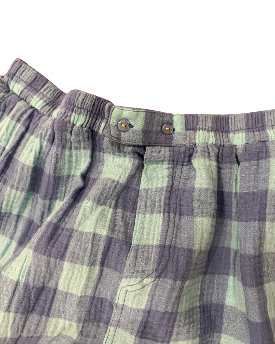 FREE PEOPLE Plaid Cotton Pajama Pants