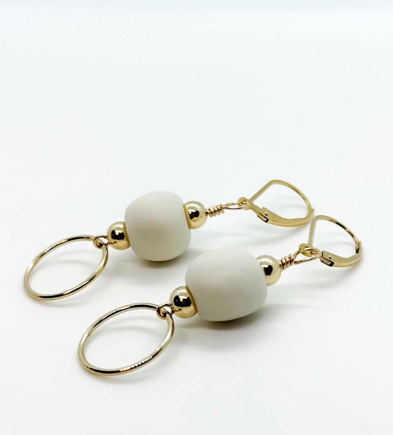 MATTE PORCELAIN Vessel Earrings